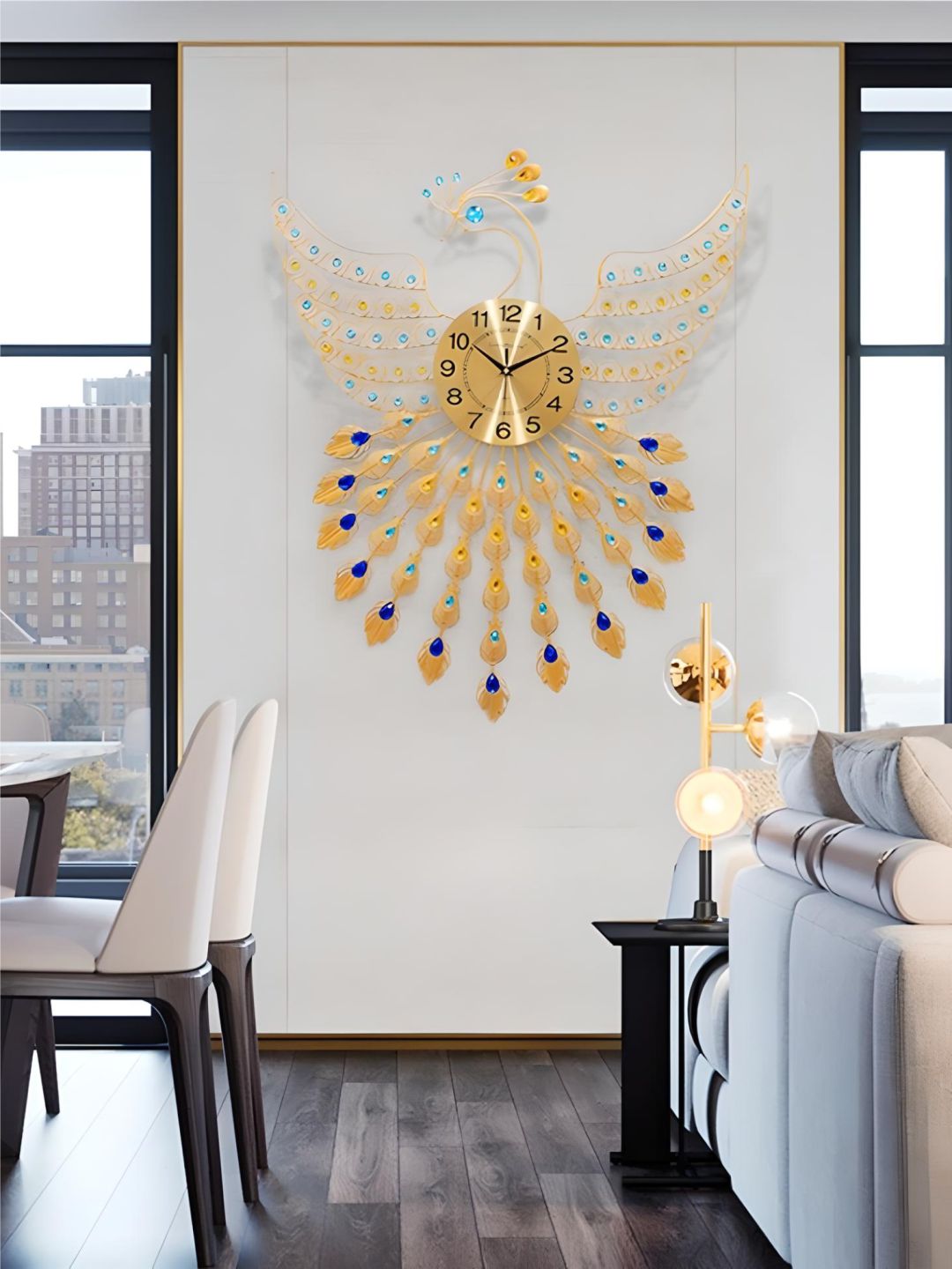 Abstract shaped wall clock
