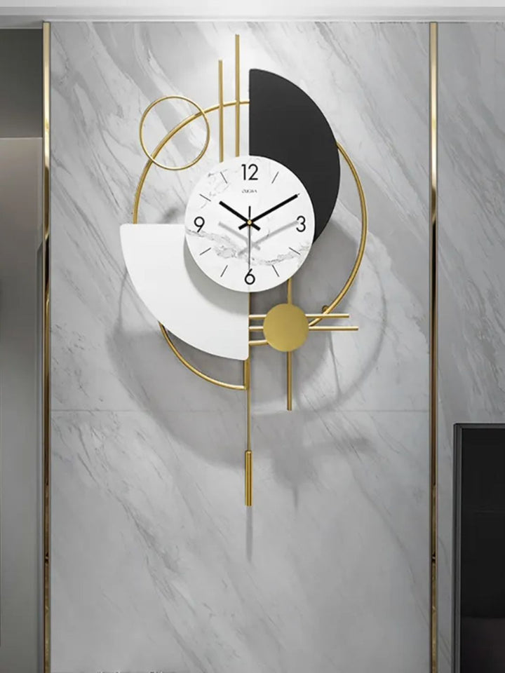 Abstract shaped wall clock