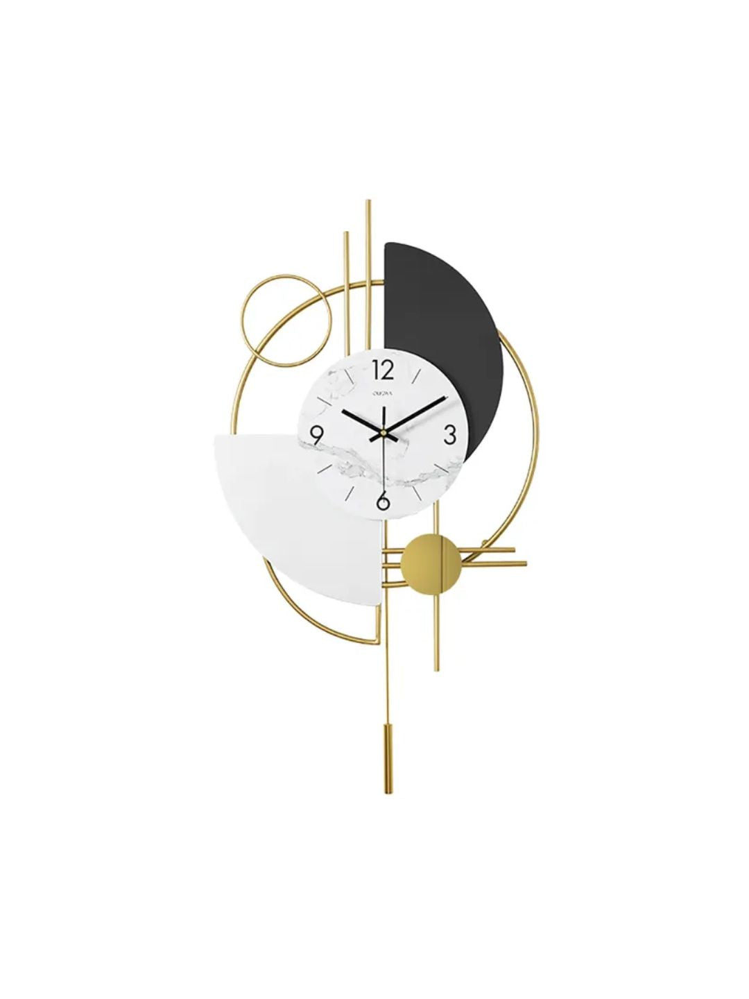Abstract shaped wall clock