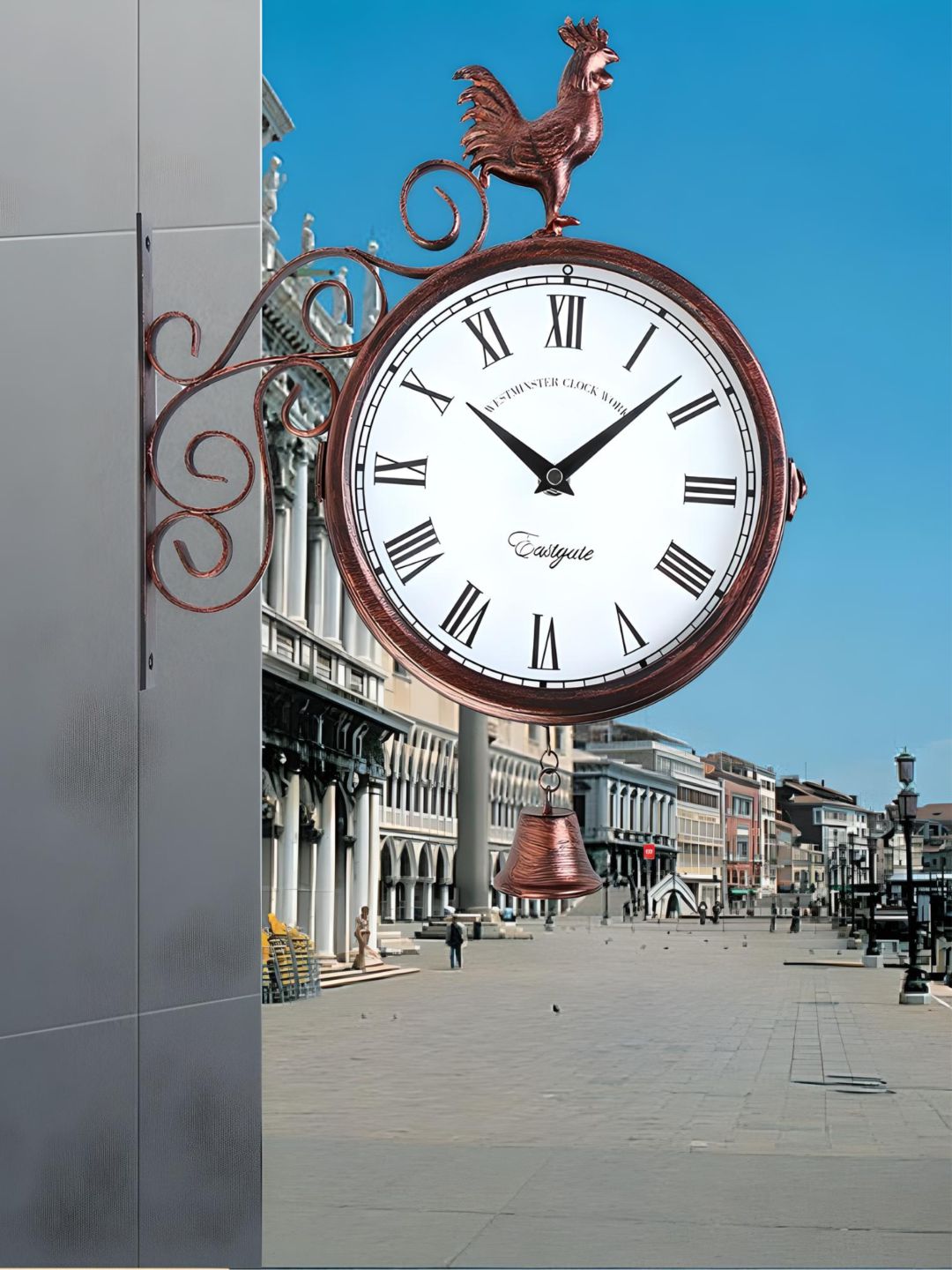 Abstract shaped wall clock