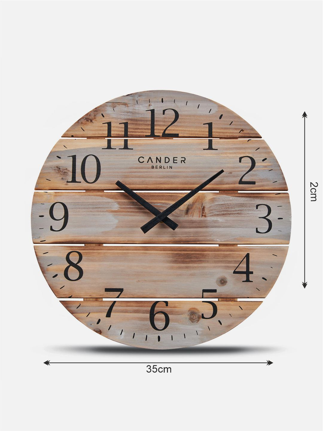 Abstract shaped wall clock