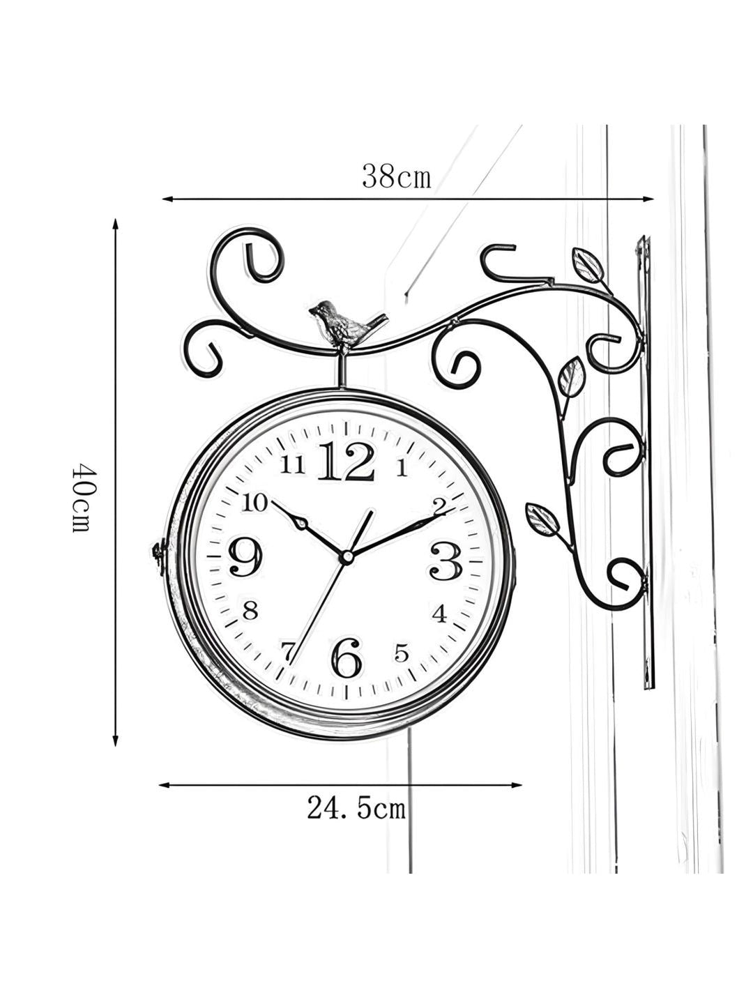 Abstract shaped wall clock