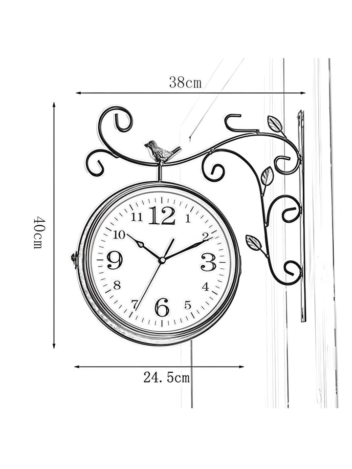 Abstract shaped wall clock