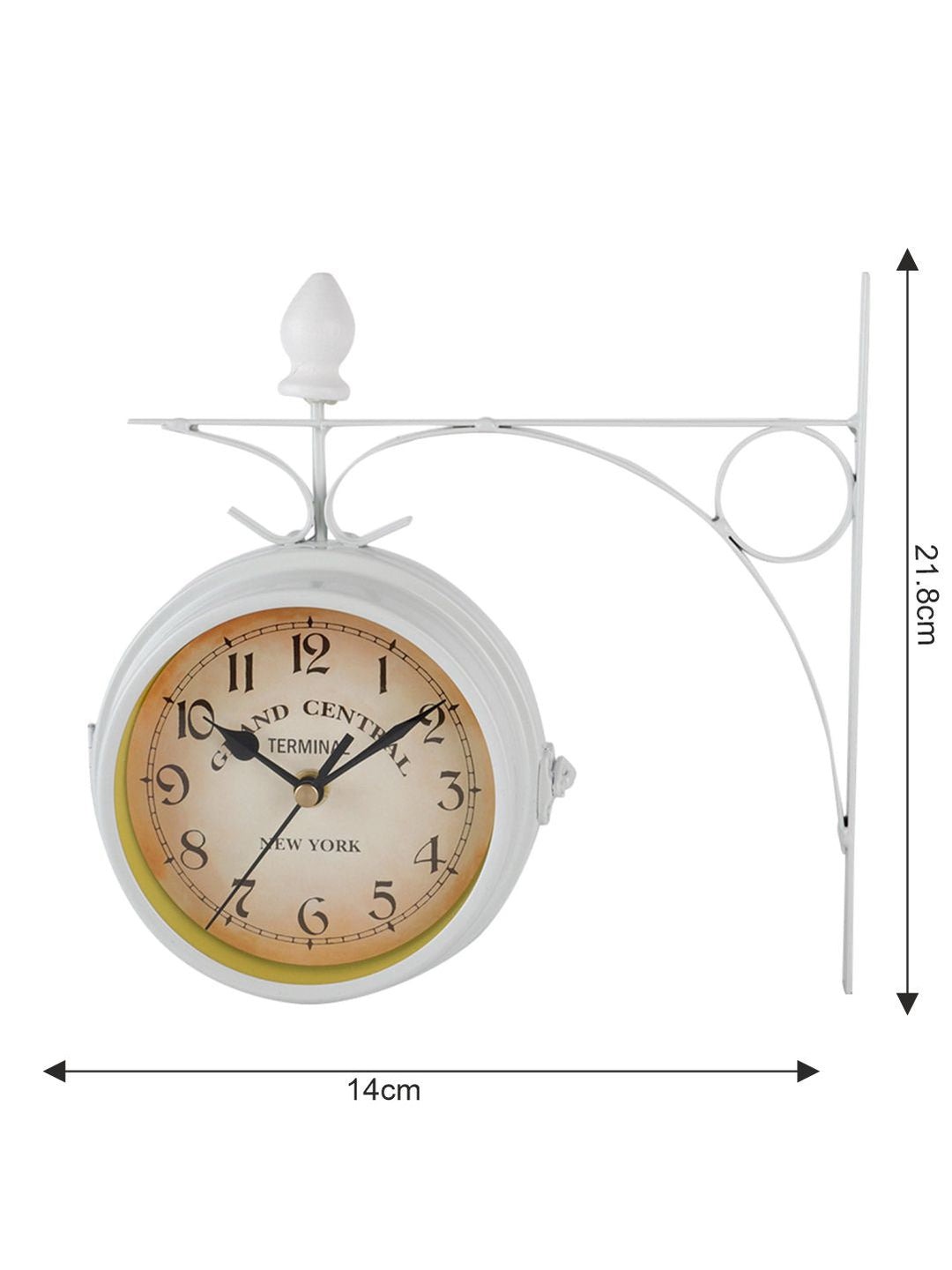 Abstract shaped wall clock