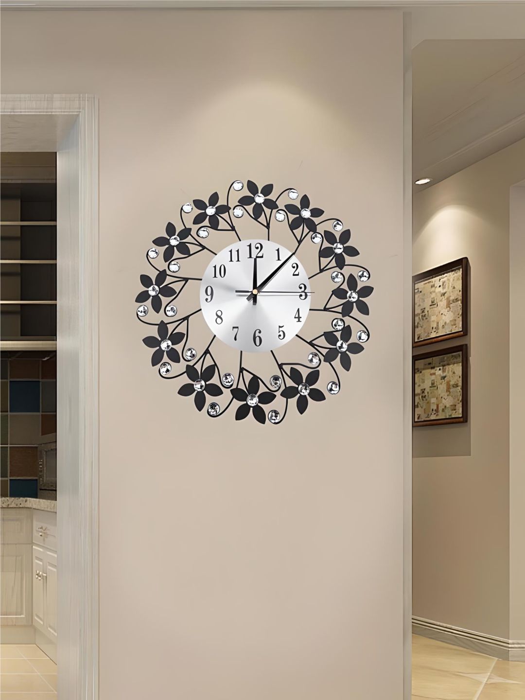 Abstract shaped wall clock