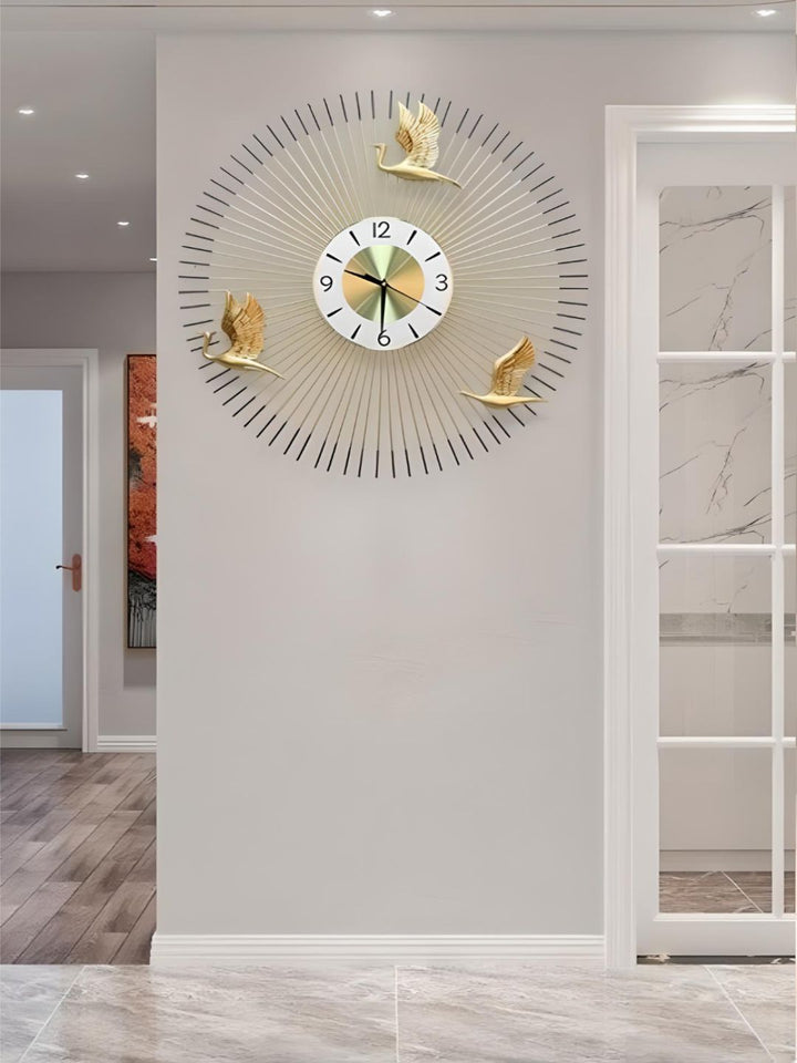 Abstract shaped wall clock
