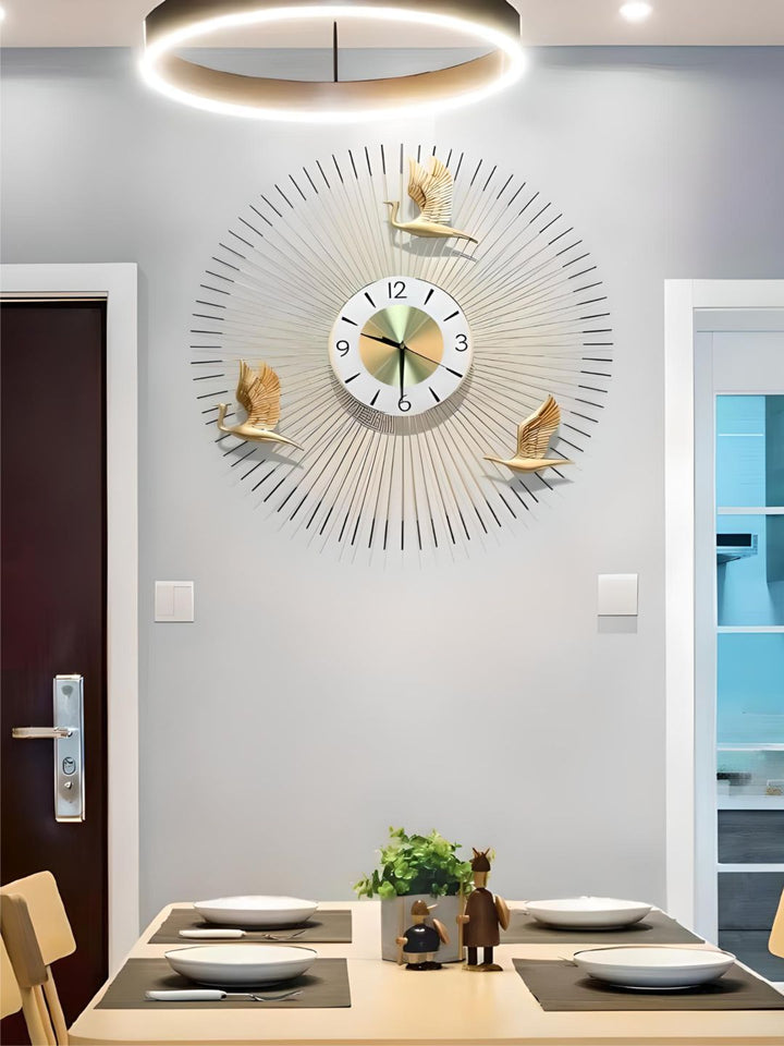 Abstract shaped wall clock