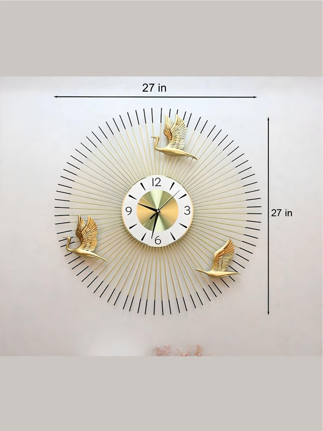 Abstract shaped wall clock
