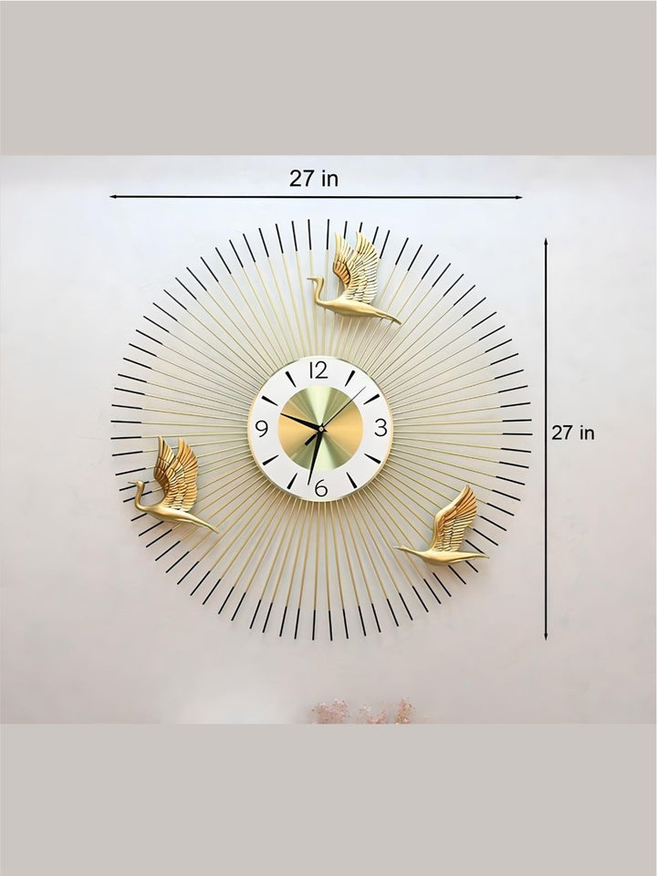 Abstract shaped wall clock