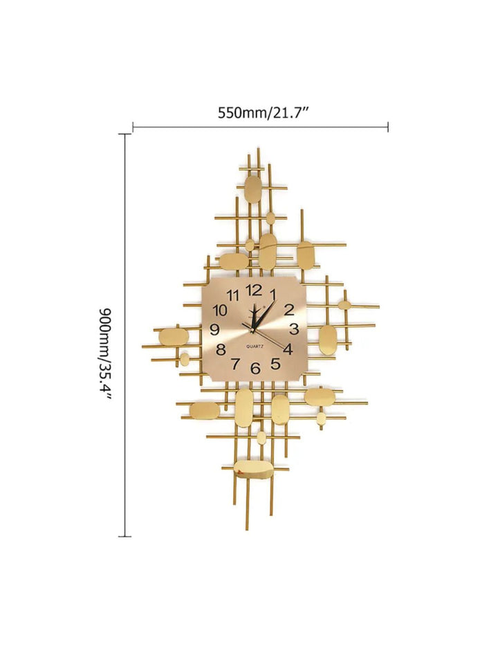 Abstract shaped wall clock