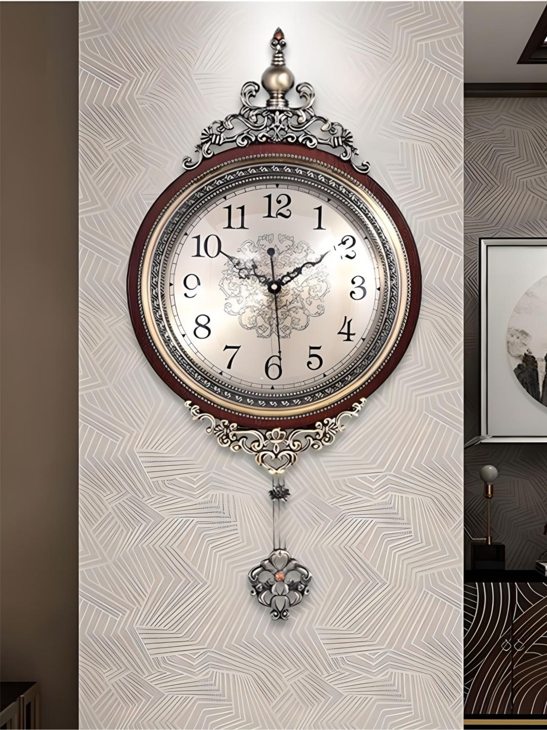 Abstract shaped wall clock