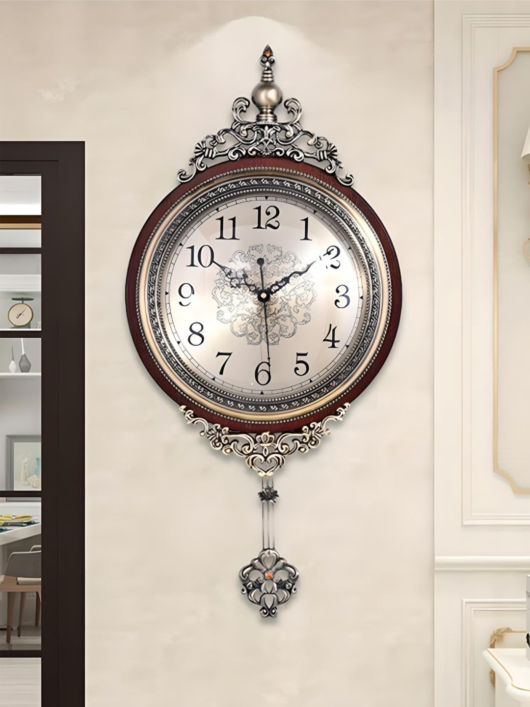Abstract shaped wall clock