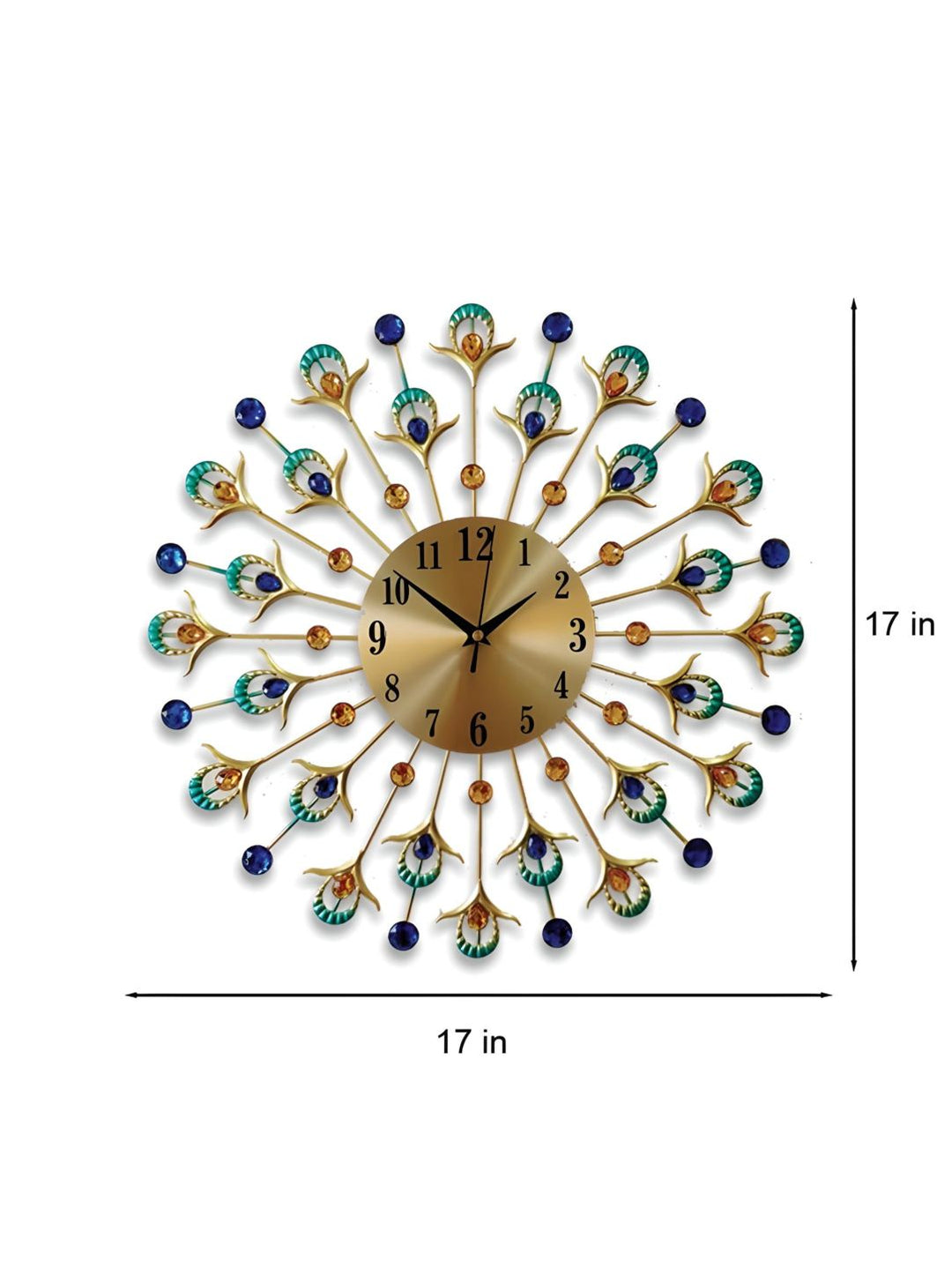 Abstract shaped wall clock