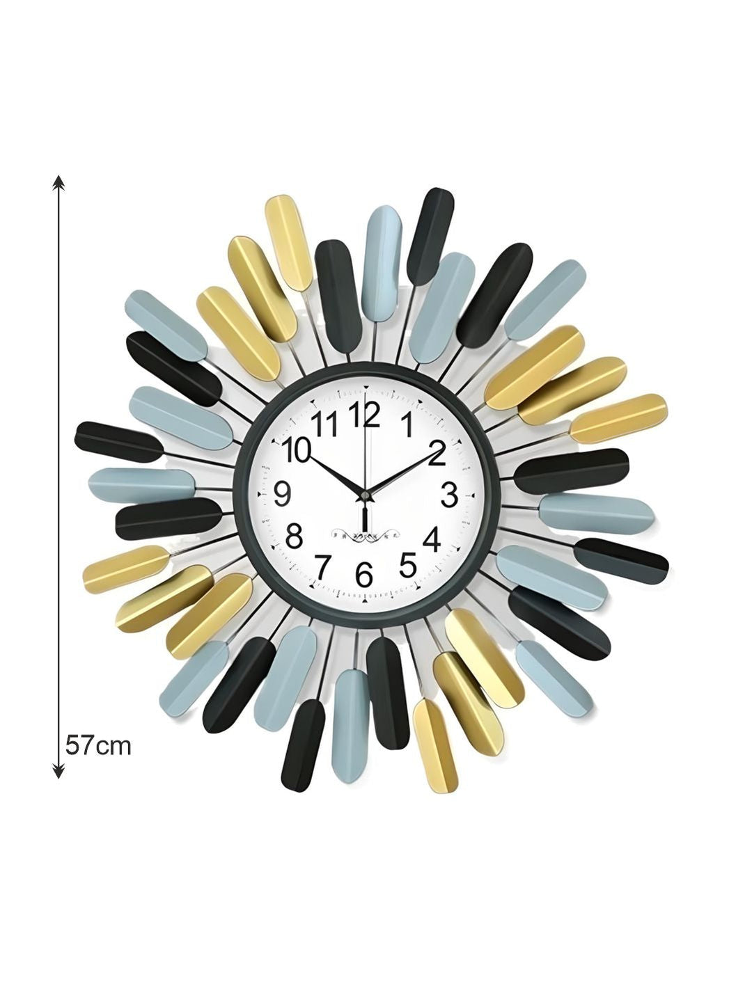 Abstract shaped wall clock