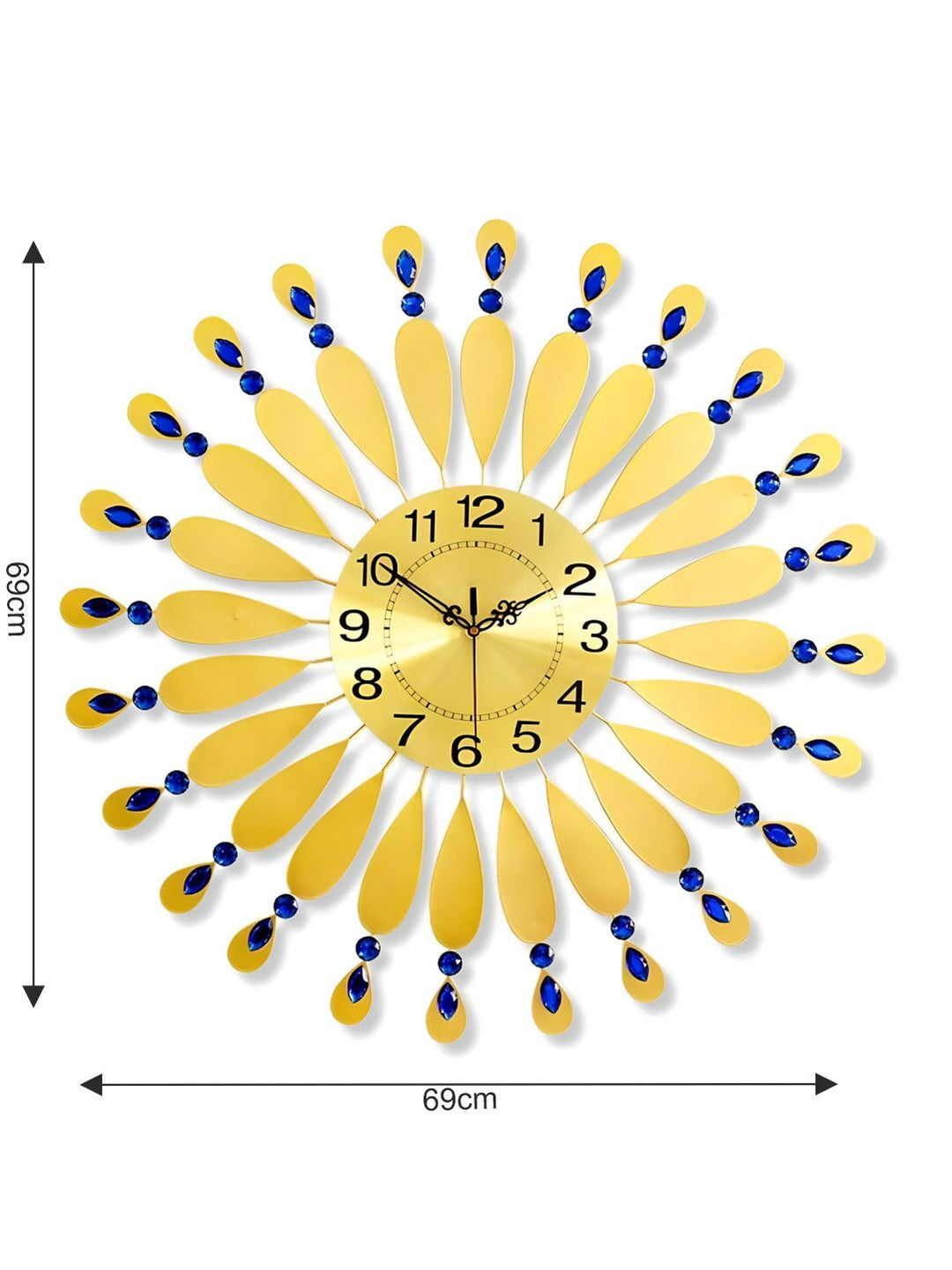 Abstract shaped wall clock