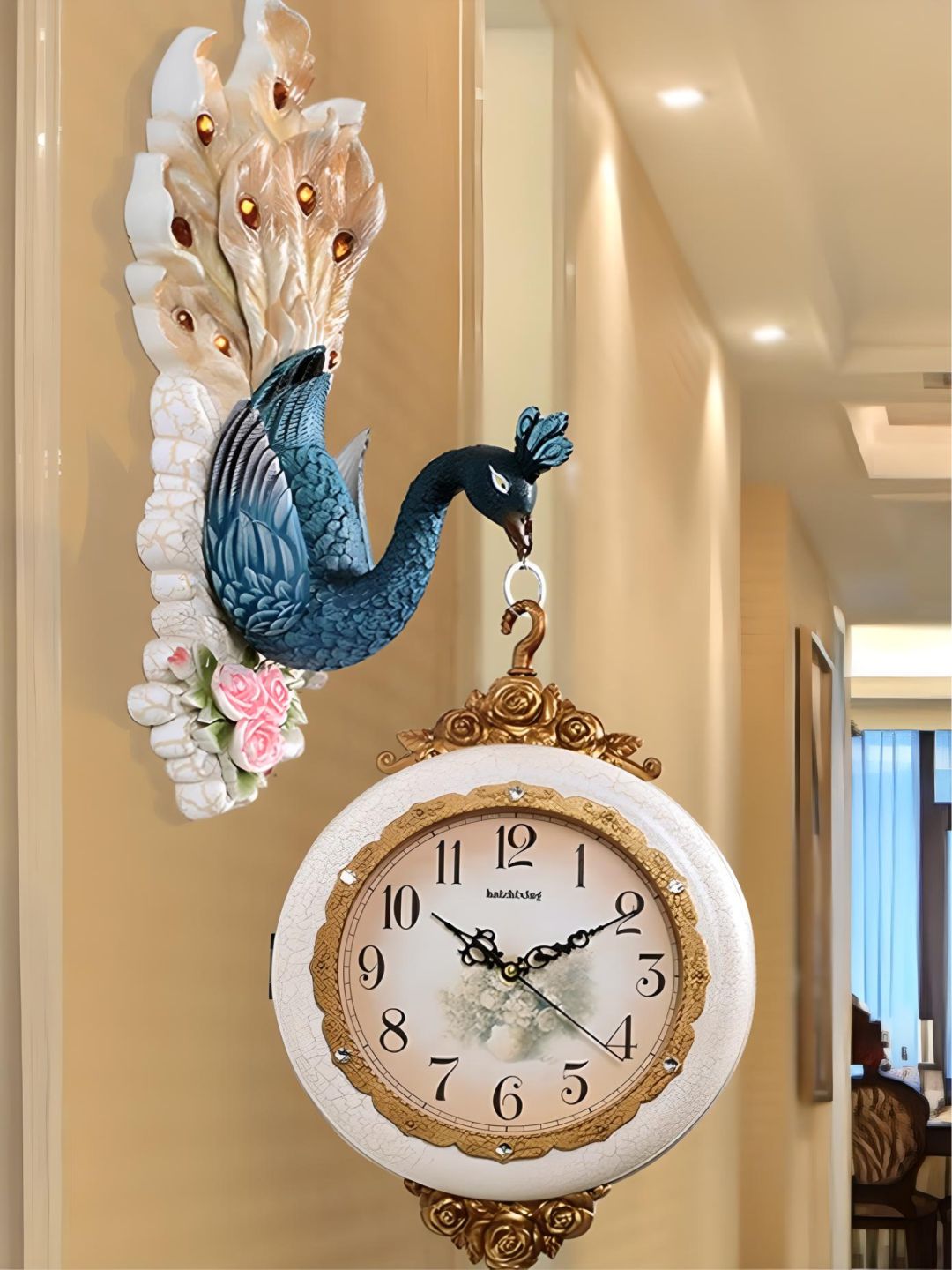 Abstract shaped wall clock