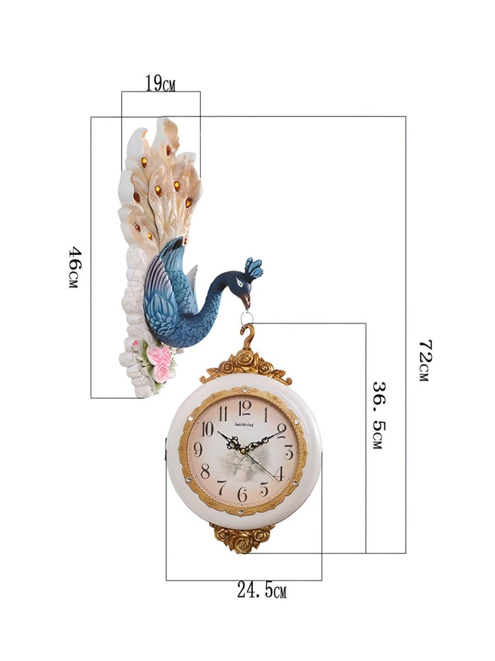 Abstract shaped wall clock
