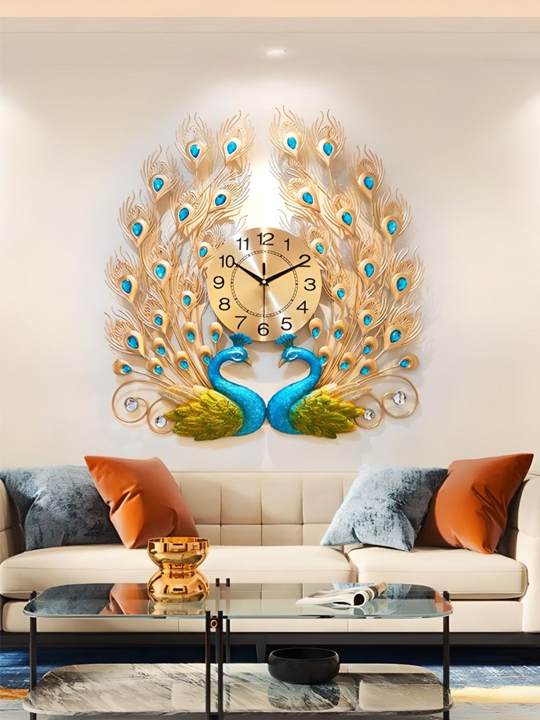 Abstract shaped wall clock