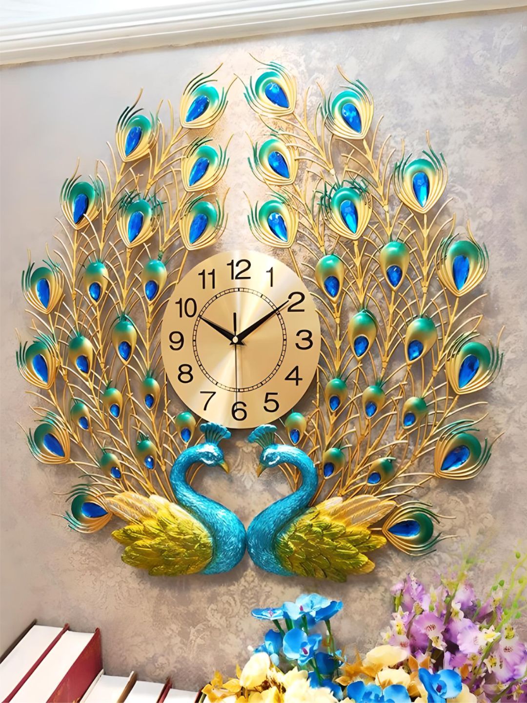 Abstract shaped wall clock