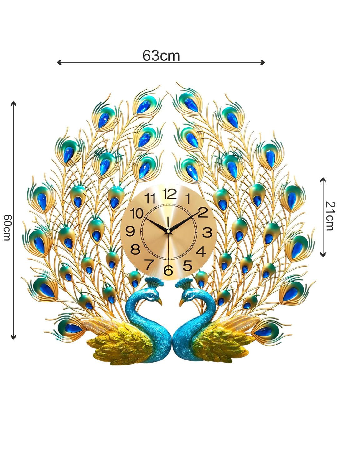 Abstract shaped wall clock