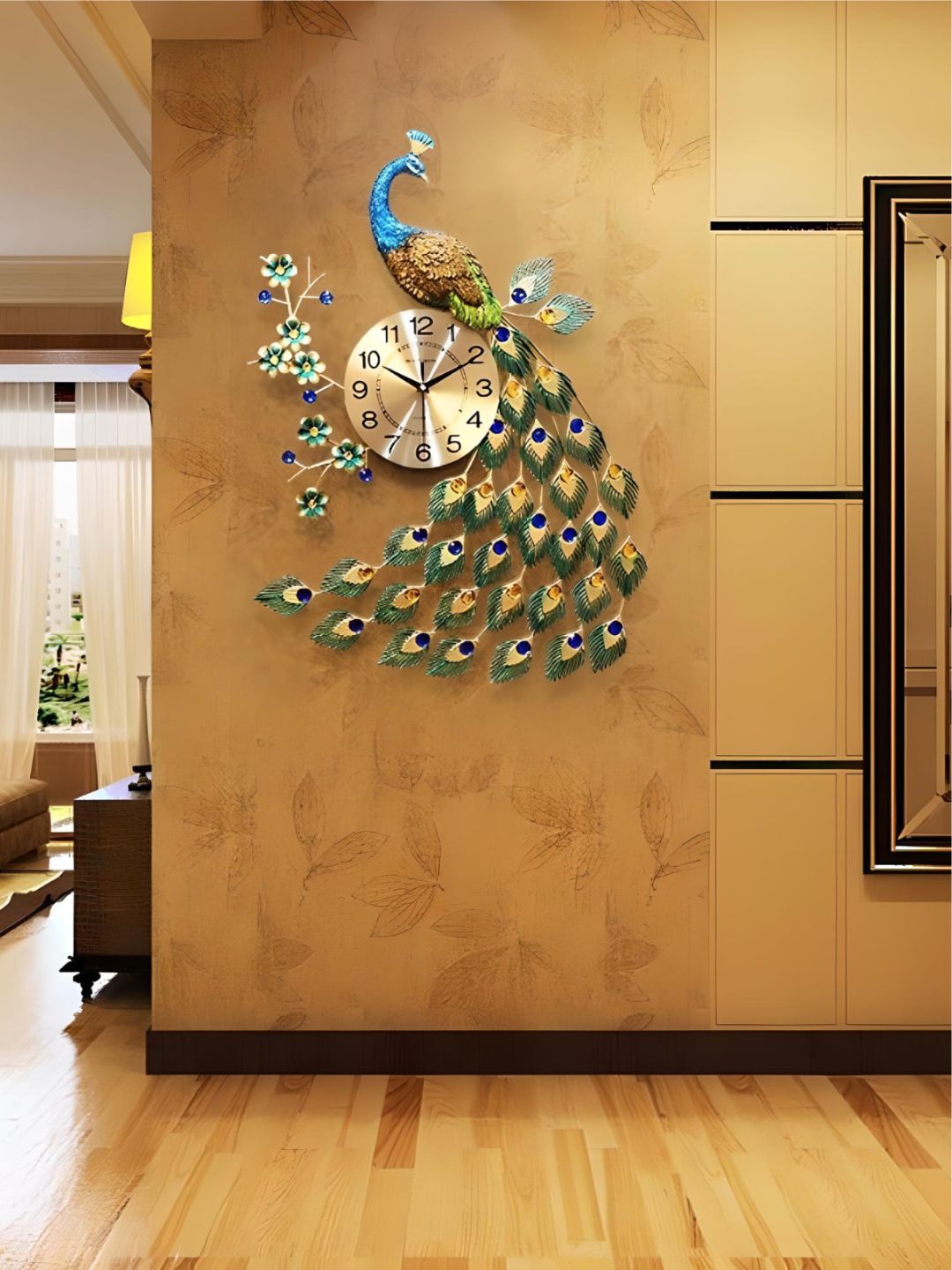 Abstract shaped wall clock