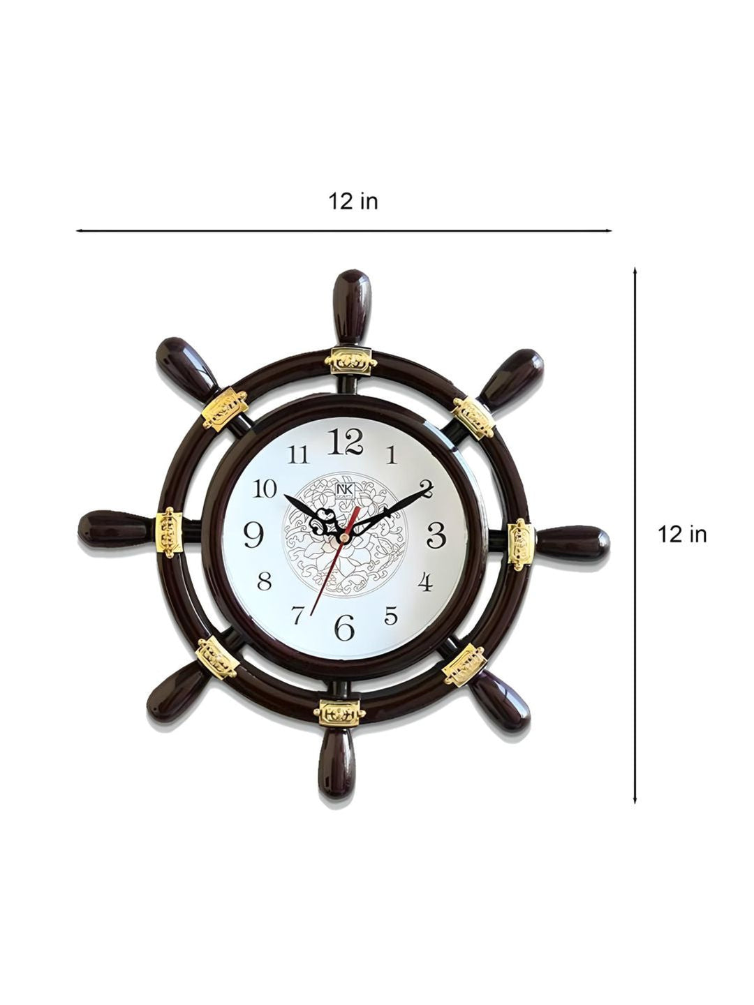 Abstract shaped wall clock