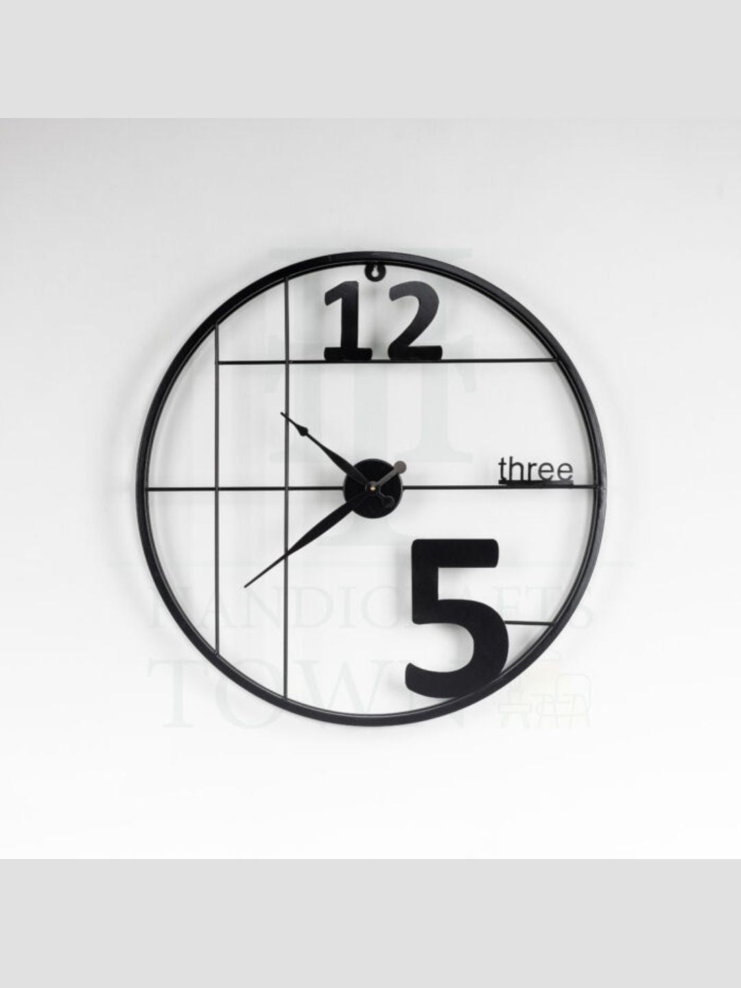 Abstract shaped wall clock