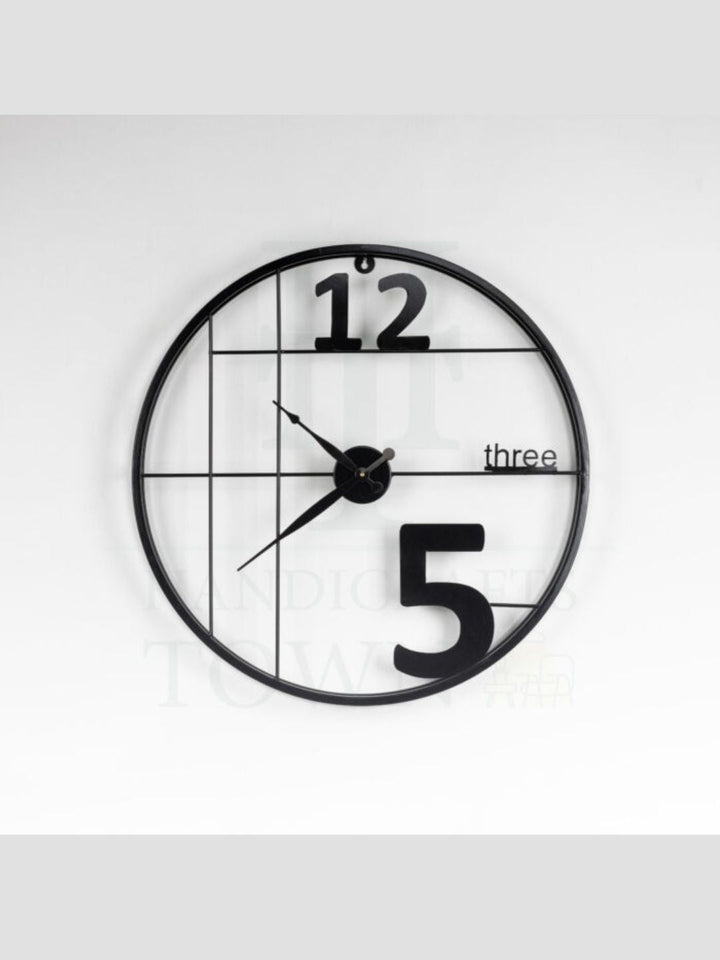 Abstract shaped wall clock