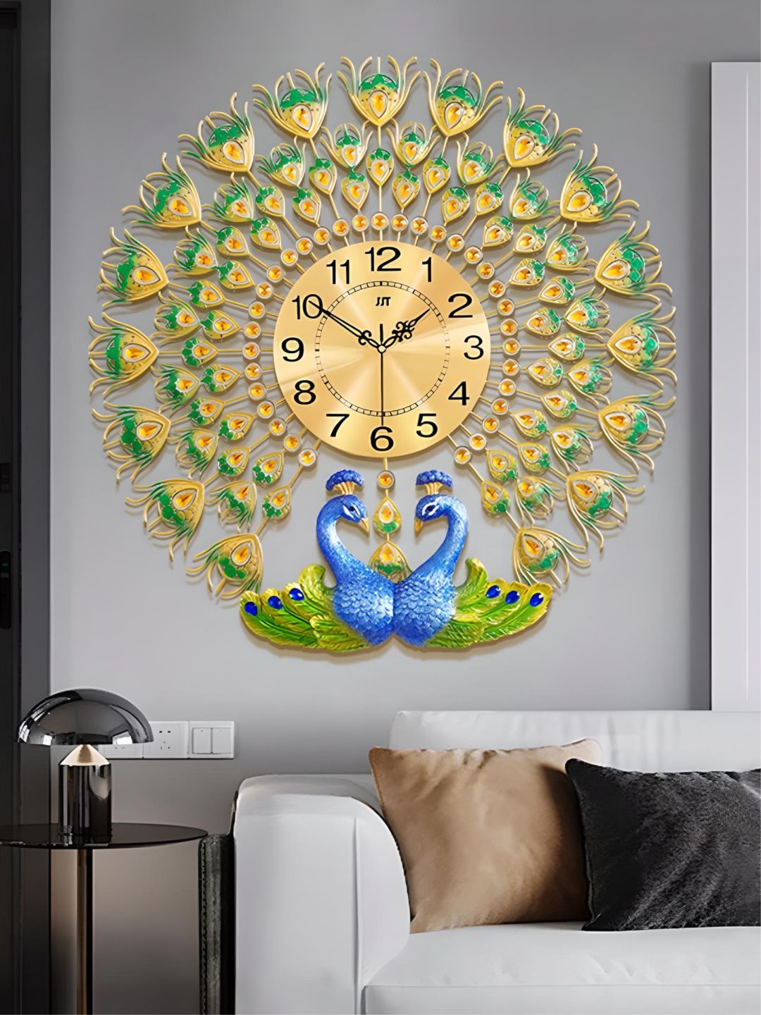 Abstract shaped wall clock