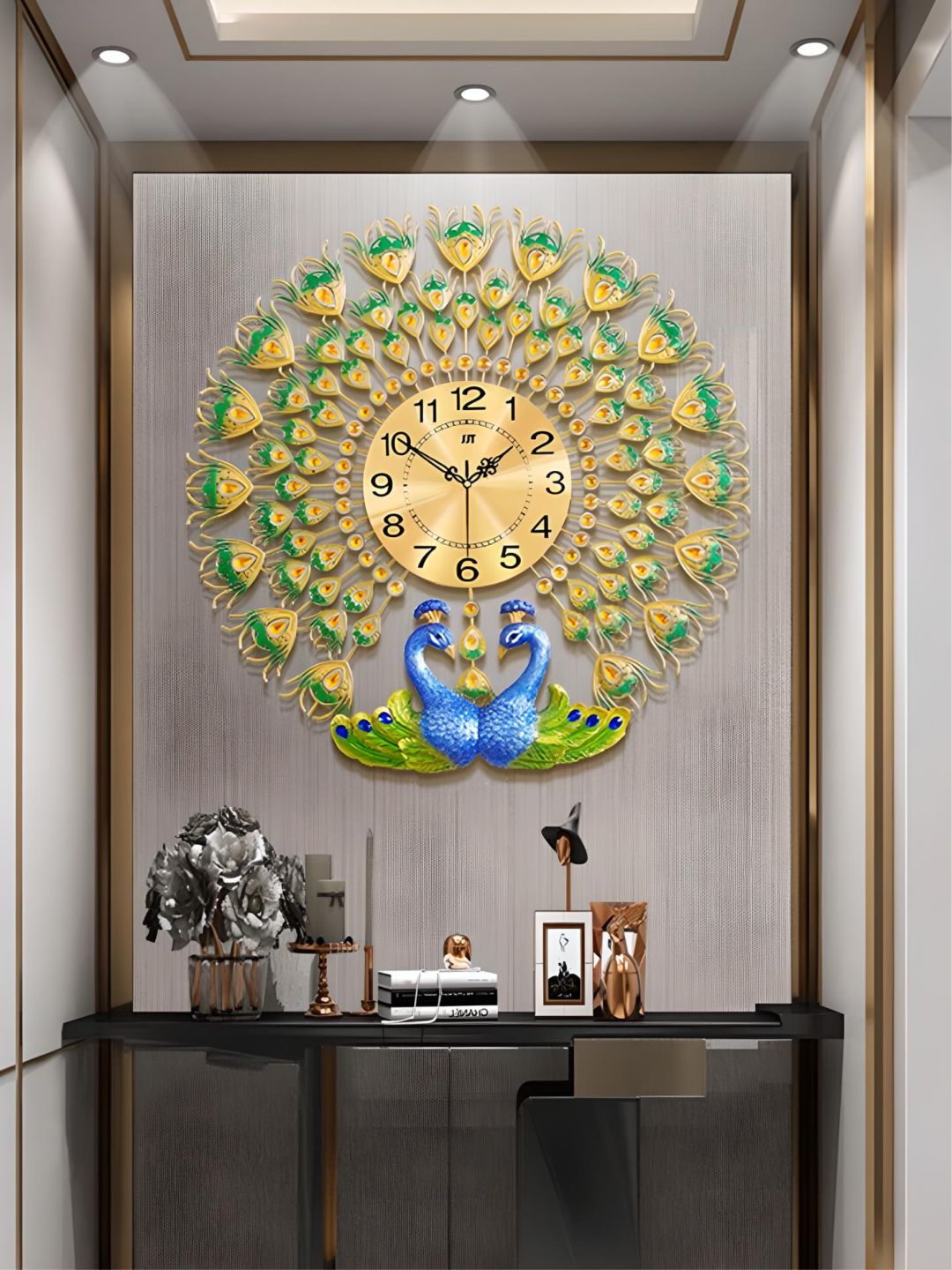 Abstract shaped wall clock