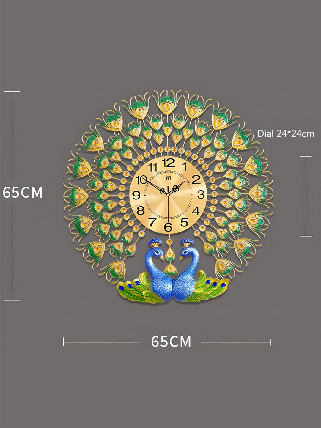 Abstract shaped wall clock