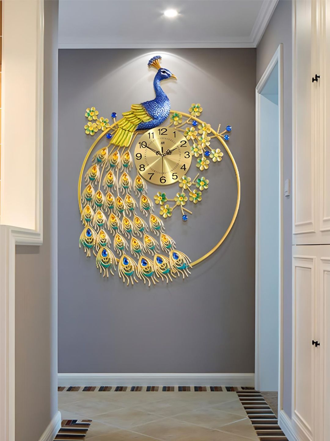 Abstract shaped wall clock
