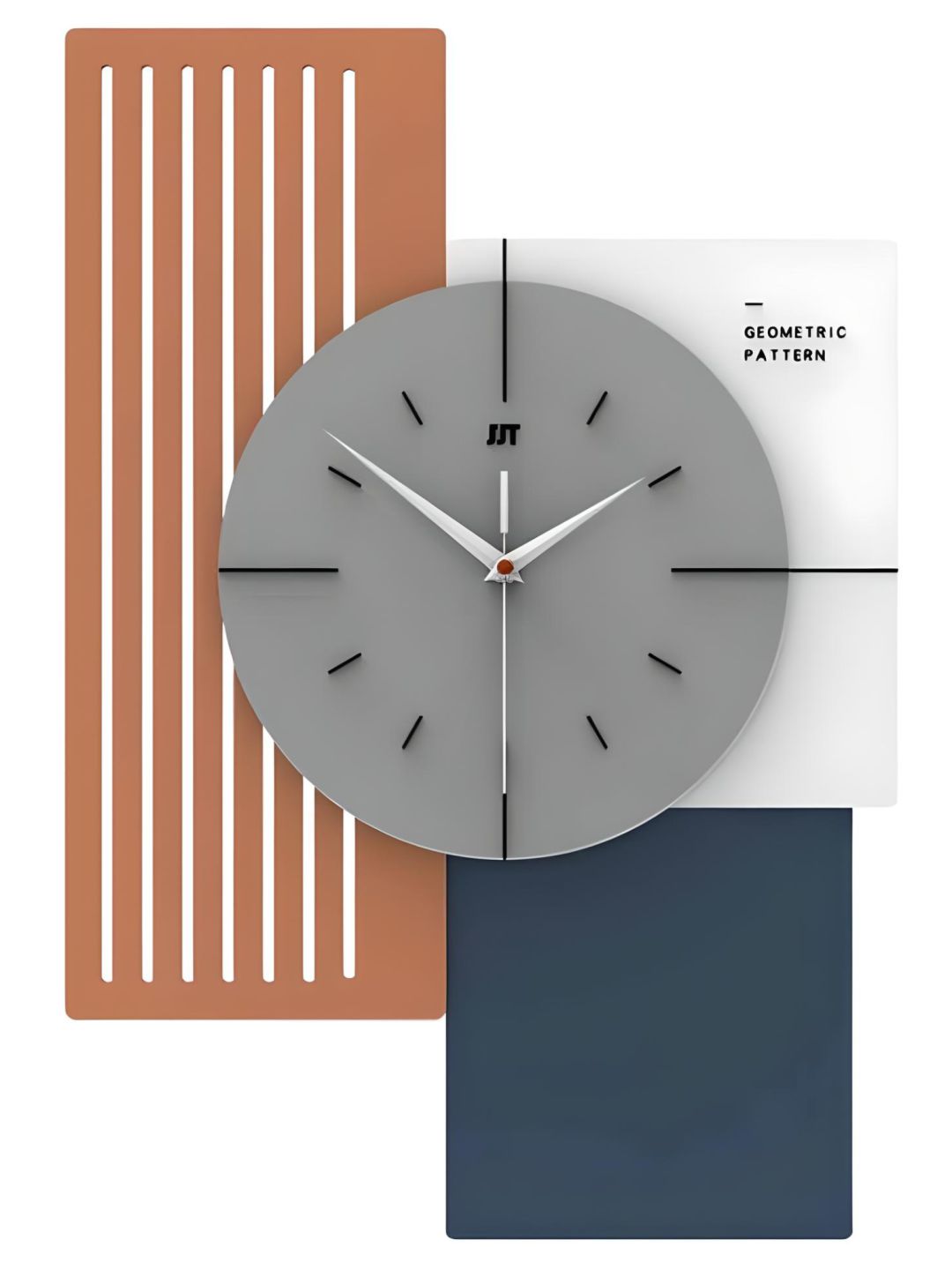 Abstract shaped wall clock