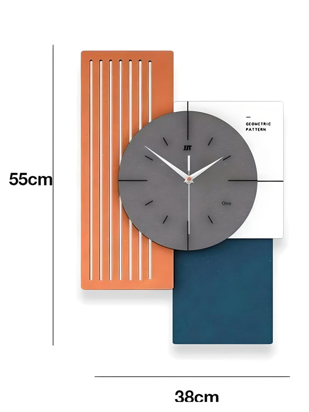 Abstract shaped wall clock