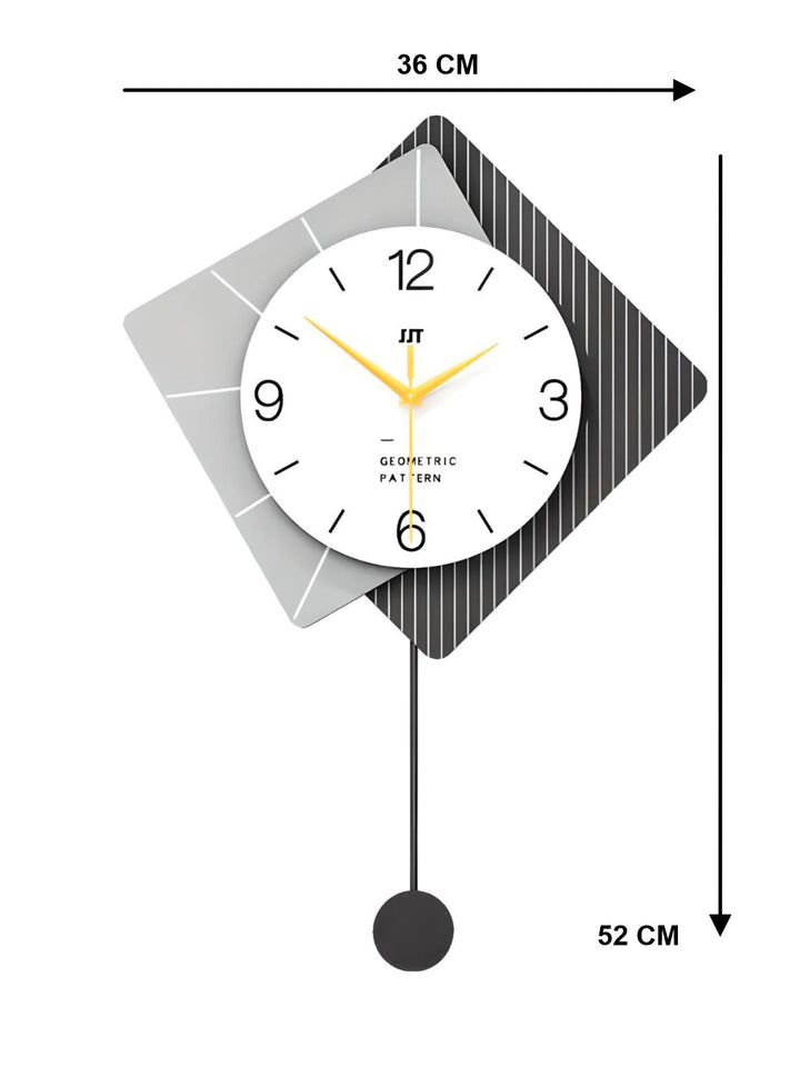 Abstract shaped wall clock