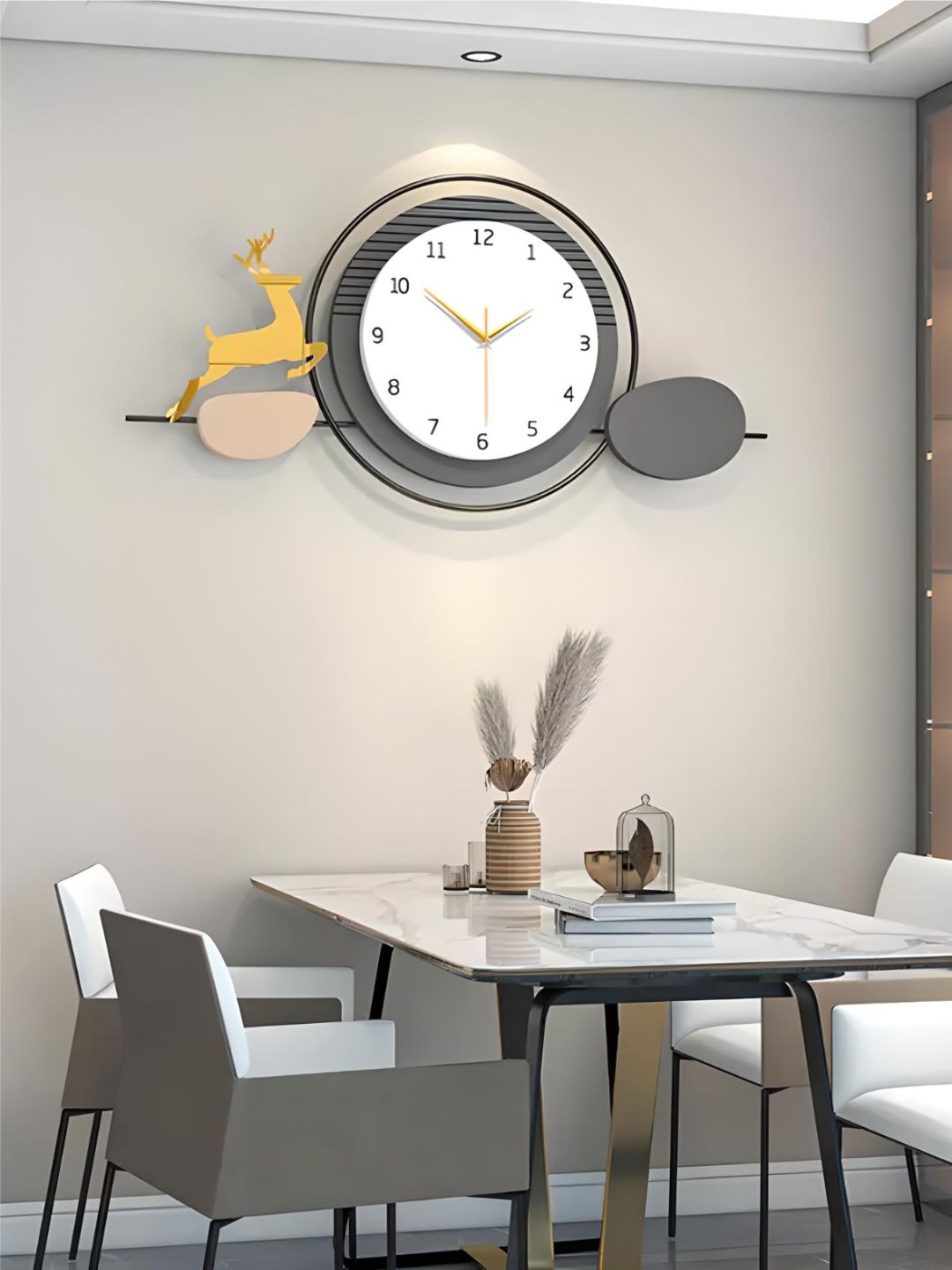 Abstract shaped wall clock