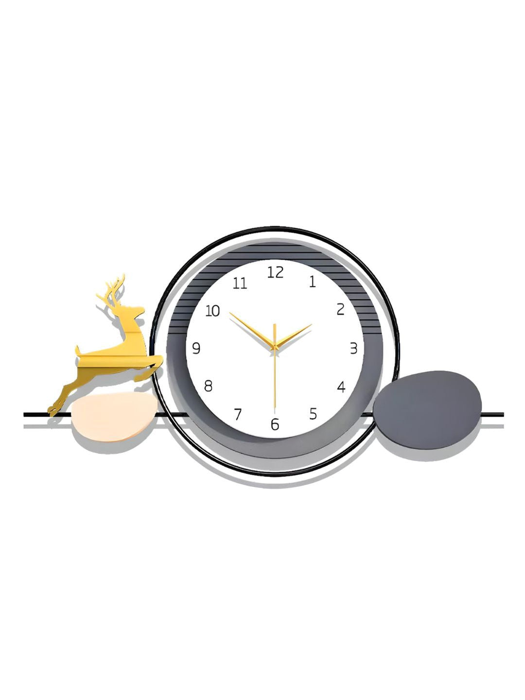 Abstract shaped wall clock