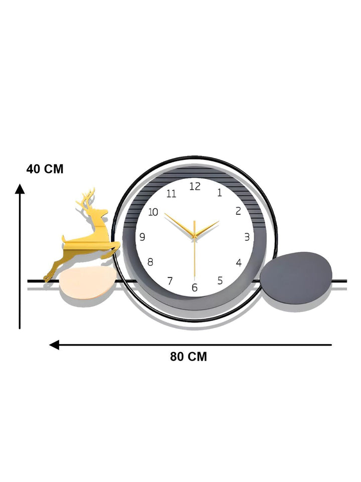 Abstract shaped wall clock