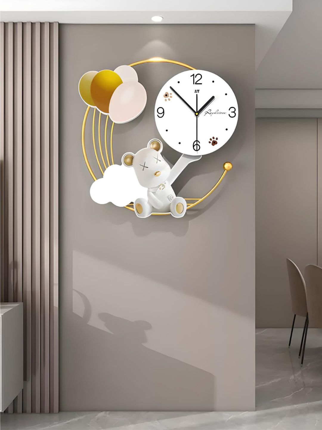Abstract shaped wall clock