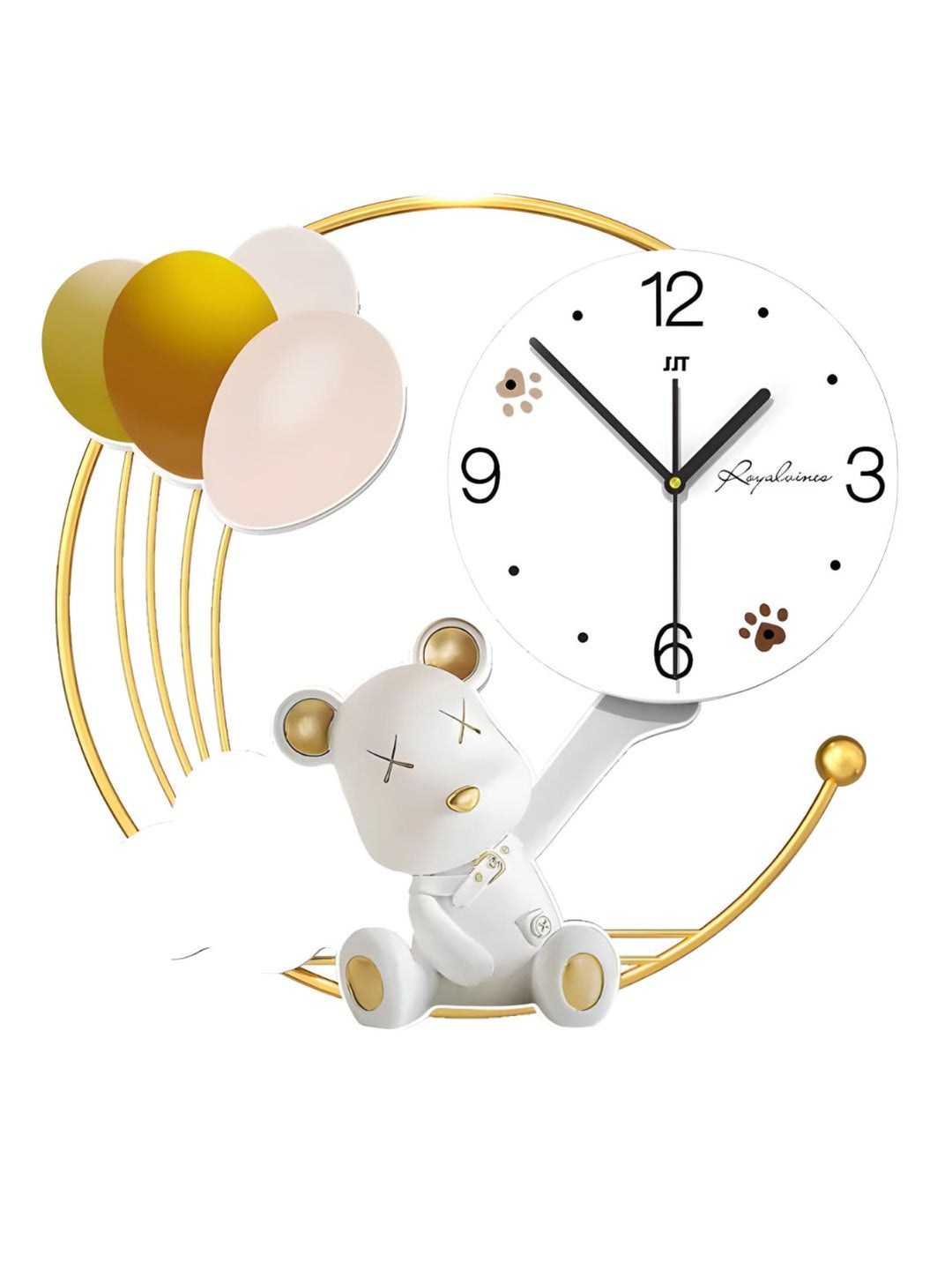 Abstract shaped wall clock