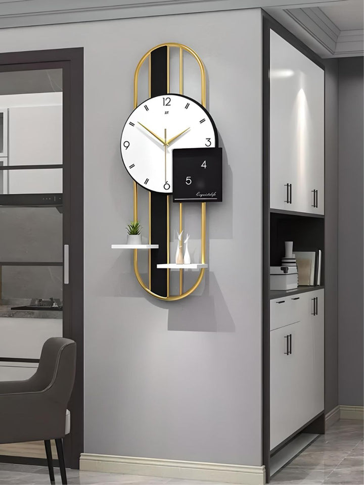 Abstract shaped wall clock