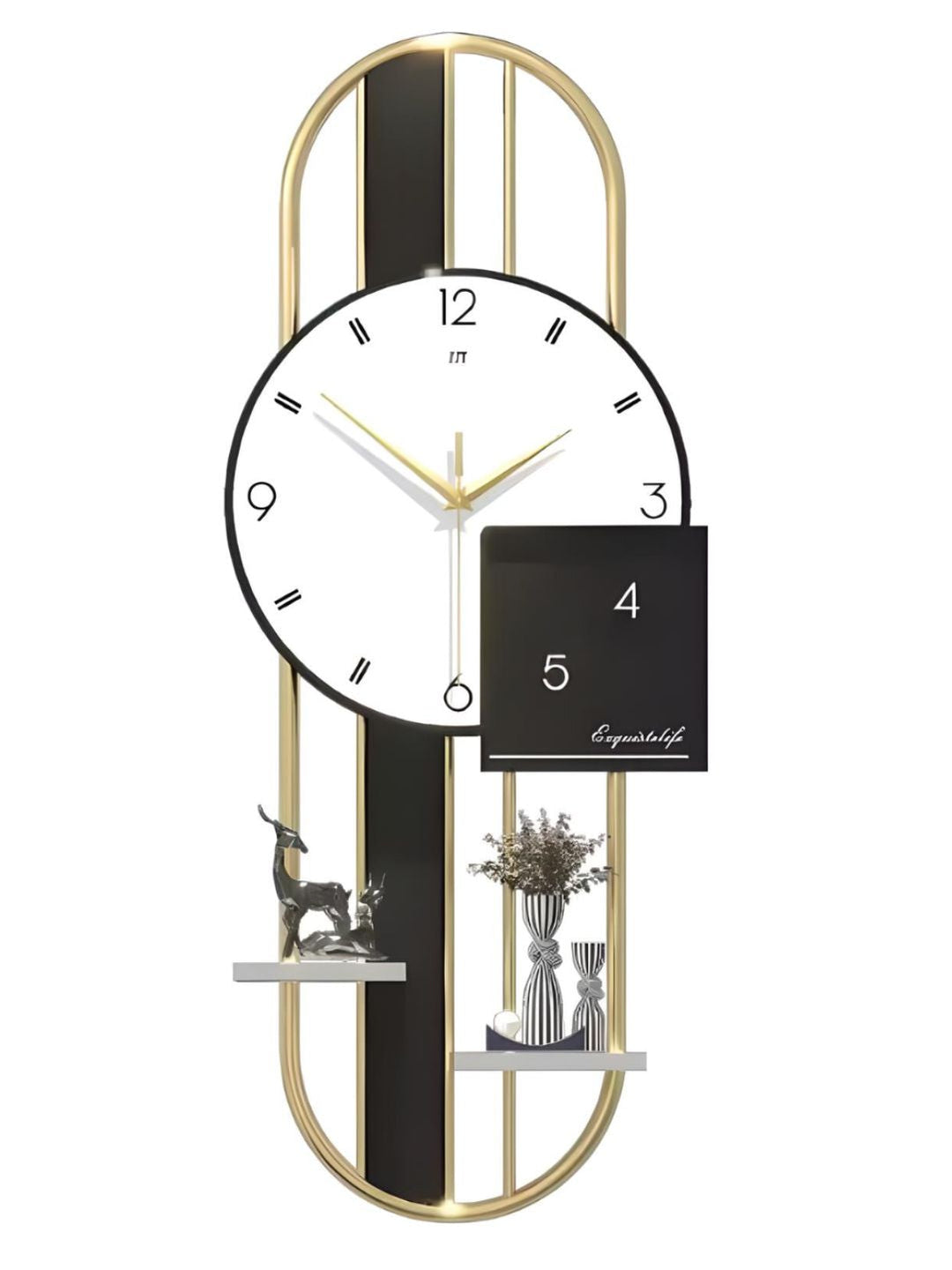 Abstract shaped wall clock