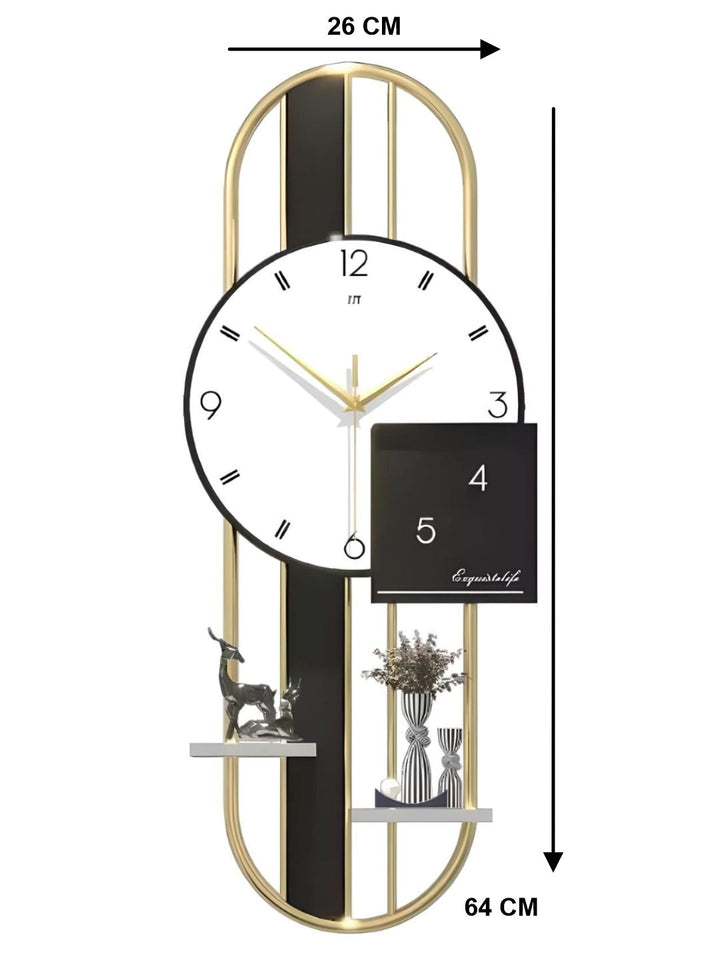 Abstract shaped wall clock