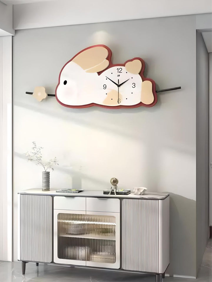 Abstract shaped wall clock