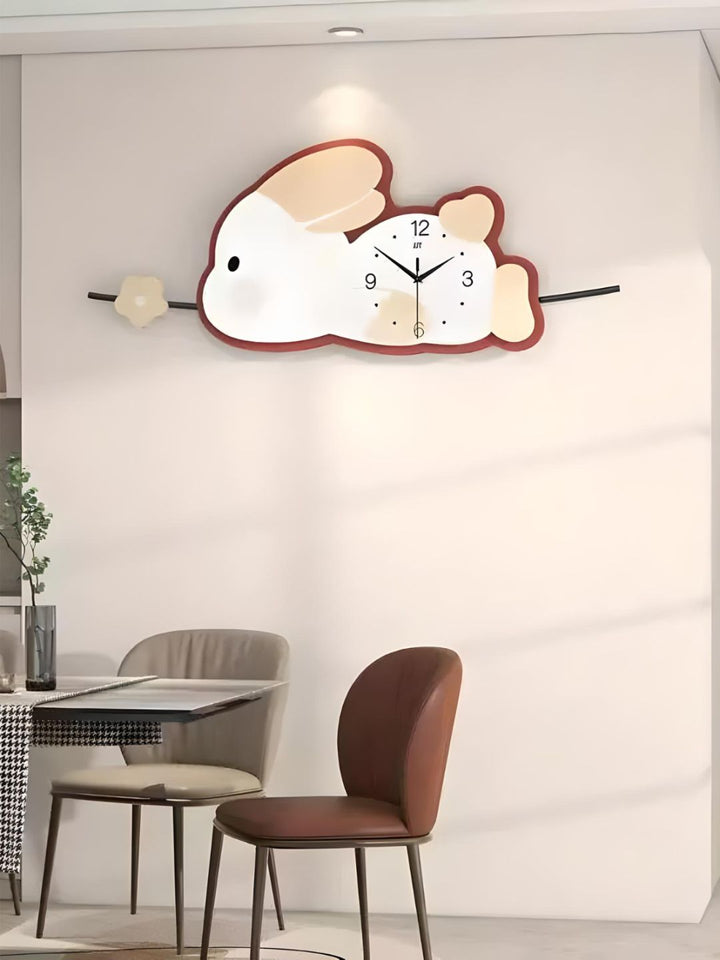 Abstract shaped wall clock