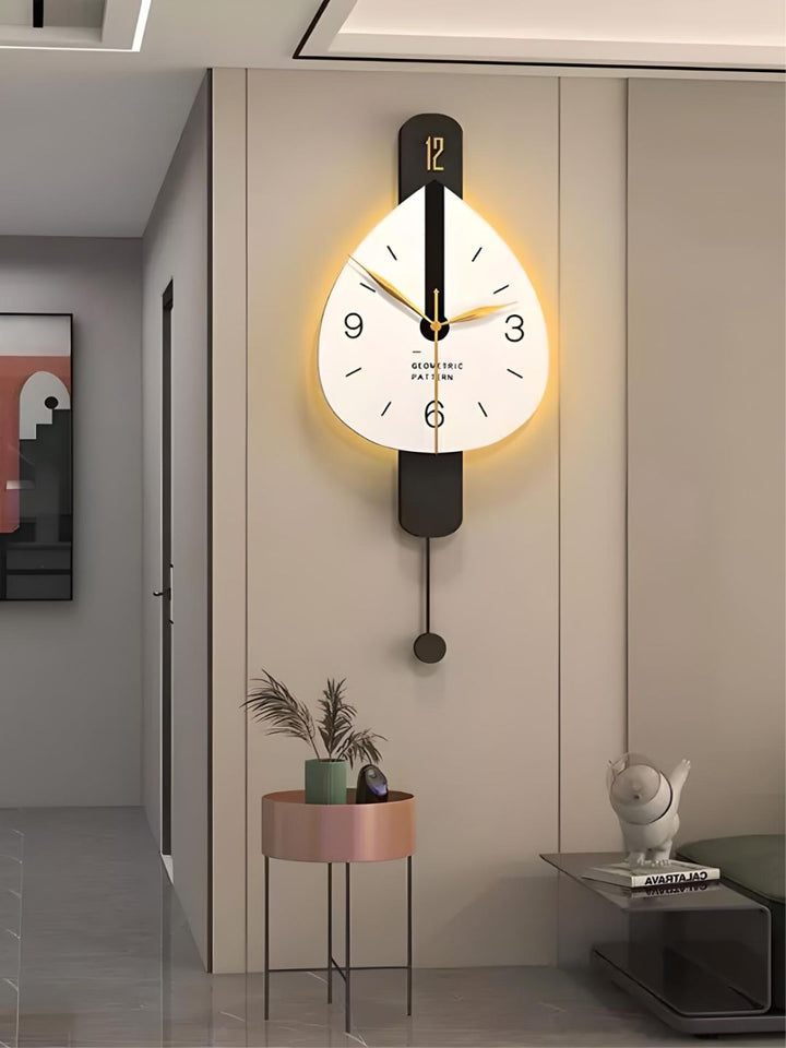 Abstract shaped wall clock