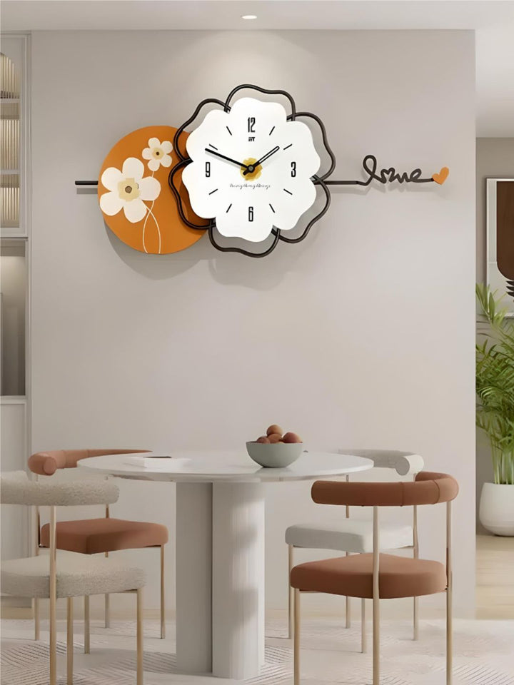 Abstract shaped wall clock