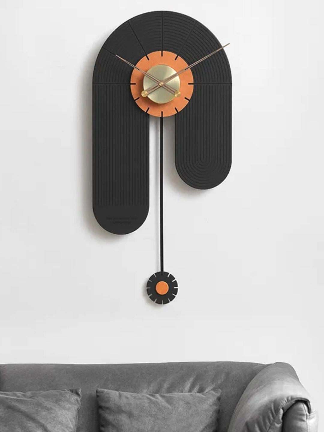 Abstract shaped wall clock