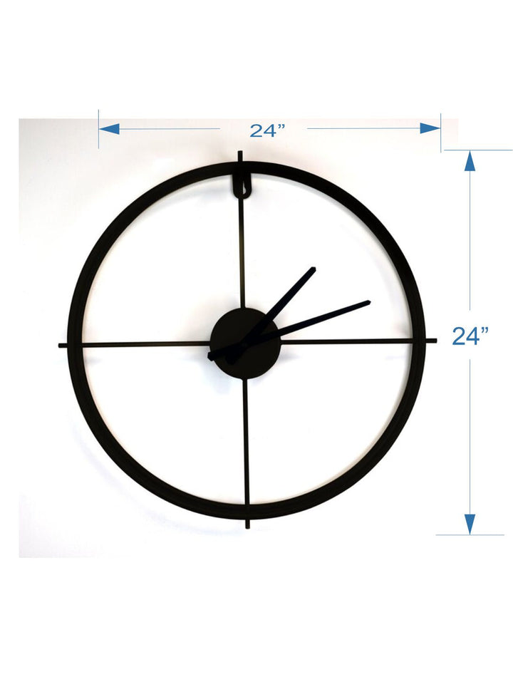 Abstract shaped wall clock