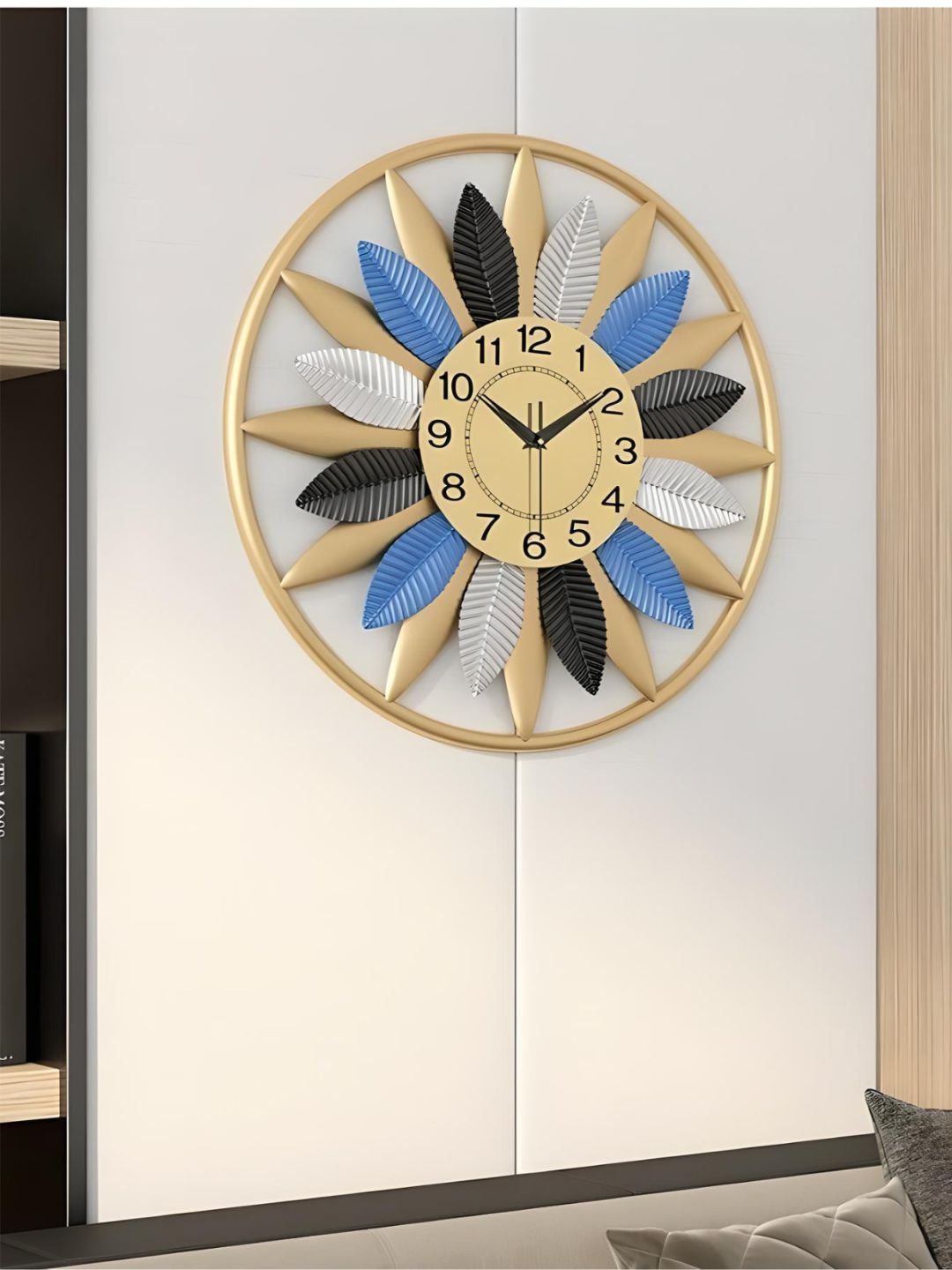 Abstract shaped wall clock